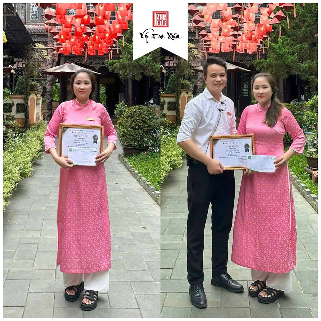 Nhân viên Nguyễn Thị Vân nhận thường